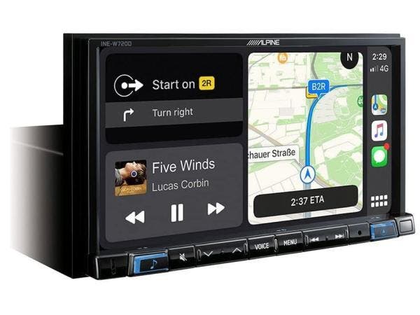 Veiling - Alpine INE-W720D - 1DIN navigatie, Autos : Divers, Navigation de voiture