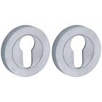 Set van twee PC-plaatjes Vivo BB mat chroom, Nieuw, Overige materialen