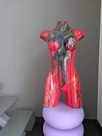 Buste, Kunstbuste in drip-art stijl - 80 cm - Peindre,