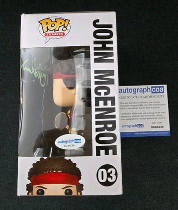 Funko - John McEnroe- Autograph RAR - Figuur - John McEnroe