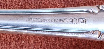 wellner - Bestekset (113) - Verzilverd - Wellner-octrooi