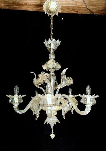 Attribuito alla Fornace Ferro - Kroonluchter - Murano-glas