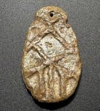 Viking periode Lood Zeldzaam amulet met een zeer