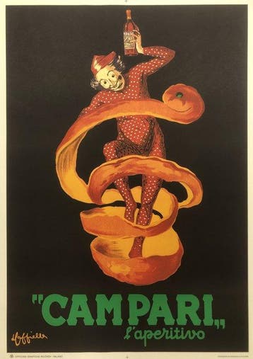 Leonetto Cappiello - CAMPARI LAPERITIVO - SPIRITELLO