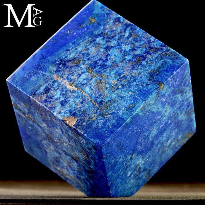 Deep Blu - van topkwaliteit lapislazzuli - kubus -, Verzamelen, Mineralen en Fossielen