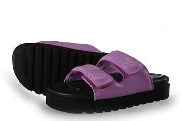 VIA VAI Slippers in maat 37 Zwart, Kleding | Dames, Schoenen, Slippers, Verzenden, Zwart, Zo goed als nieuw