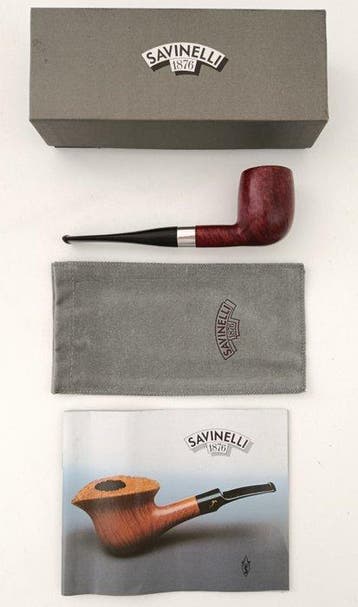 Savinelli - Silver - 128 - Pipe - argent sterling 925,