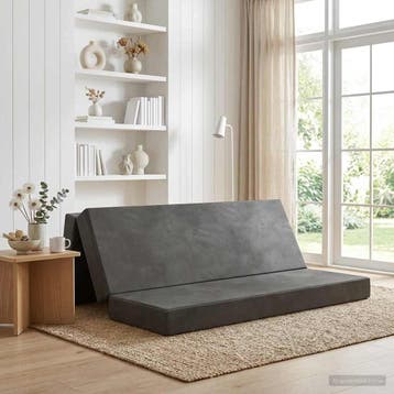 vidaXL Vouwbare Sofa Bed 180 x 67 x 45 cm Donkergrijs, Verzenden, Nieuw