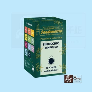 Sandemetrio Tisana al Finocchio Bio ESE 44 mm Pads | 18 x, Verzenden