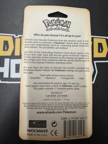 Pokémon - 1 Booster pack - Pokemon Base Set BLISTER Booster, Hobby en Vrije tijd, Nieuw