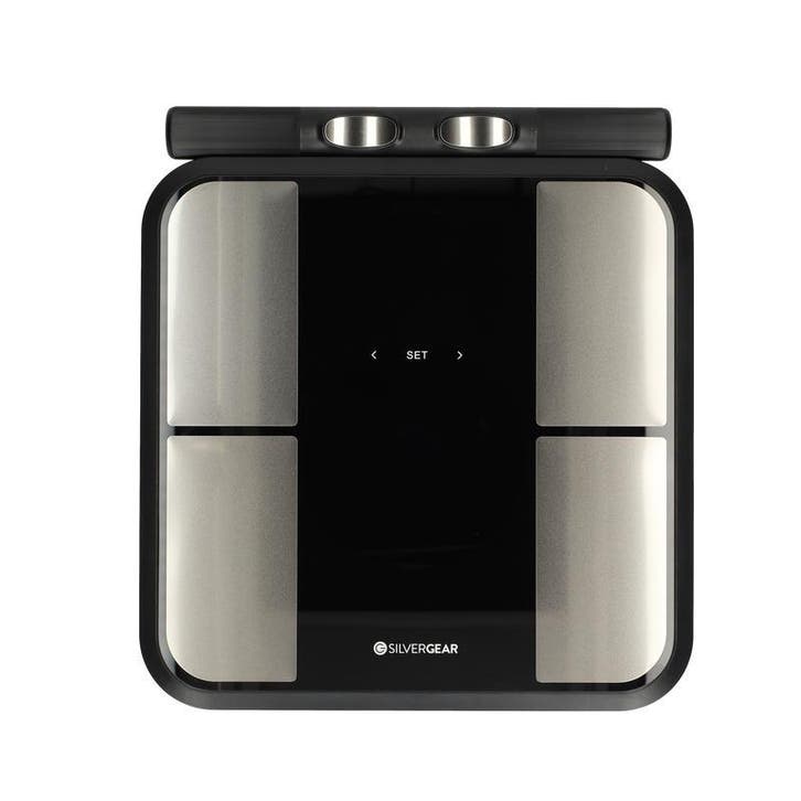 Pèse-personne connecté Silvergear - 30 x 32,8 x 3,65 cm, Sports & Fitness, Sports & Fitness Autre, Neuf, Envoi