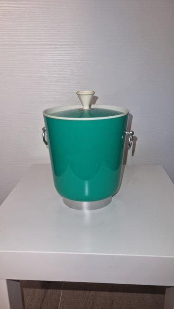 Secchiello Per Ghiaccio Vintage Mid Century In Plastica