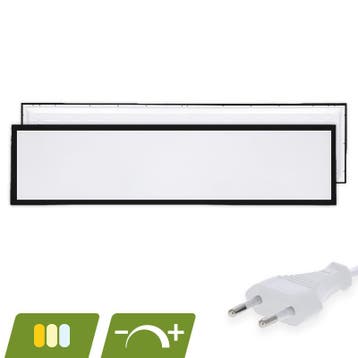 BACK-LIT LED PANEEL | EUROPA ZWART | 120X30CM | 30W | DIMBA, Verzenden, Nieuw in verpakking