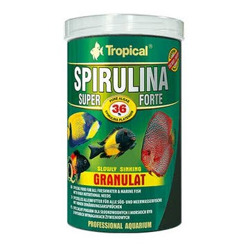 Tropical Spirulina Super Forte Granulaat 36% - 100ml.