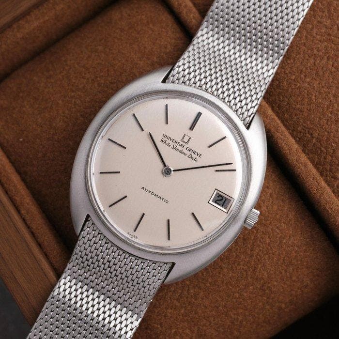 Universal Genève - White Shadow Date - 2810502 - Heren -, Handtassen en Accessoires, Horloges | Heren