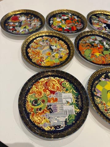 Rosenthal - Bjorn Wiinblad - Plat (7) - Porcelaine
