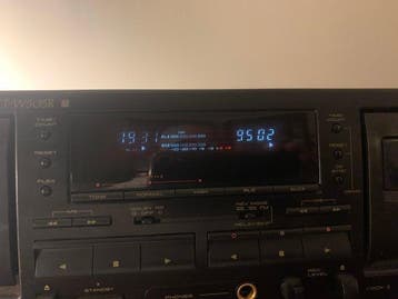 Pioneer - CT-W505R - Auto-Reverse - Dubbel Audiocassette, TV, Hi-fi & Vidéo