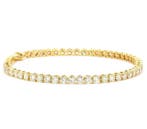 Armband - 14 karaat Geel goud - 7.87ct. tw. Diamant, Handtassen en Accessoires, Nieuw