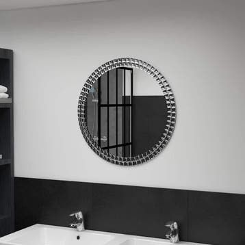 vidaXL Wandspiegel 60 cm gehard glas, Verzenden