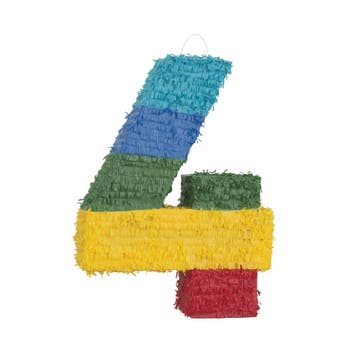 Pinata 4 Jaar 54cm, Verzenden