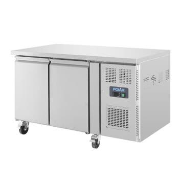 U serie RVS vrieswerkbank 2-deurs op wielen | 282L | 1/1 GN, Verzenden, Nieuw in verpakking