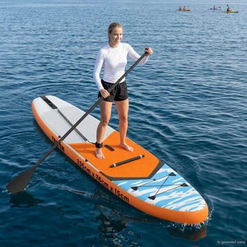 vidaXL SUP Board met Zitje 2-in-1 TRITON 335 x 76 x 15 cm, Watersport en Boten, Suppen, Verzenden, Nieuw
