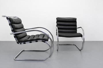 Knoll - Ludwig Mies van der Rohe - Fauteuil (2) - Knoll Mr