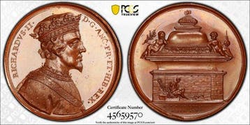 Verenigd Koninkrijk. Richard II. Medal 1731 - Jean Dassier -