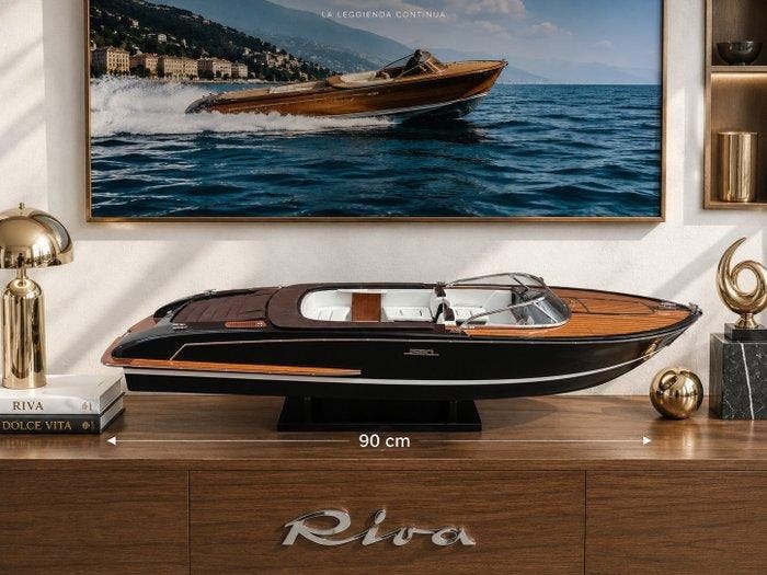 Grande maquette Riva Iseo Maquette de luxe 90 cm bois 1:12 -, Hobby en Vrije tijd, Modelauto's | 1:5 tot 1:12