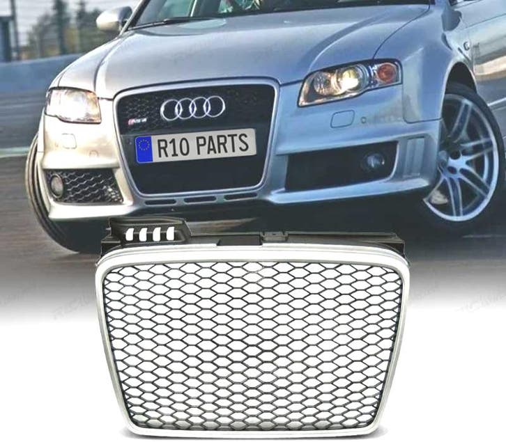 CALANDRE AUDI A4 B7 04-08 GRIS CLAIR, Auto-onderdelen, Carrosserie, Verzenden