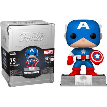 Funko Pop  The  Captain America 25th  s 2023 Fall, Verzenden