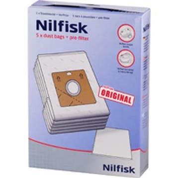 Nilfisk Go Series Papieren Stofzuigerzakken 10 stuks + Filte, Elektronische apparatuur, Stofzuigers, Verzenden, Nieuw