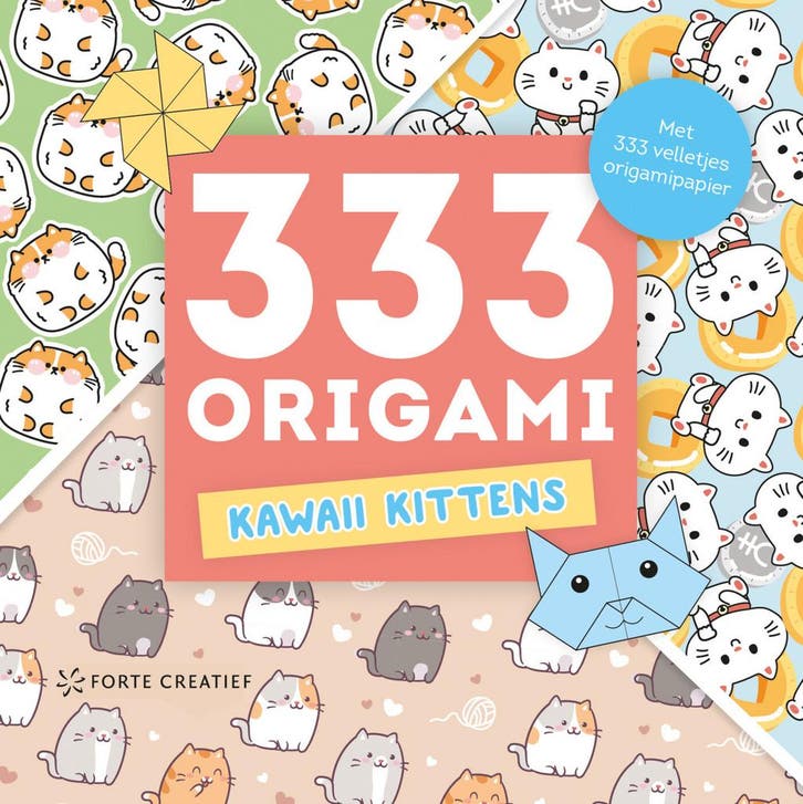333 Origami Kawaii Kittens (9789000398324), Boeken, Hobby en Vrije tijd, Nieuw, Verzenden
