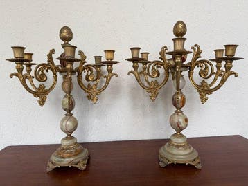 Chandelier (2) - Bronze, Onyx