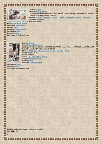 Monde 1930/1970 - Collection vintage de plis, Postzegels en Munten, Gestempeld