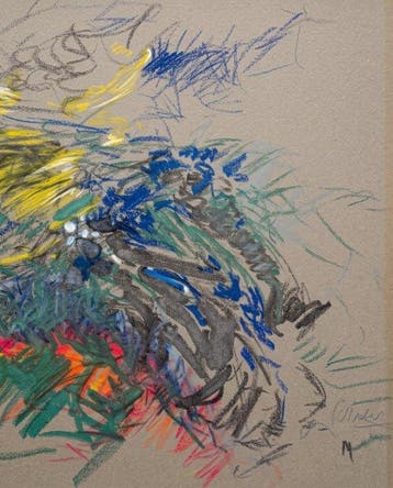 René Mels (1909-1977) - Composition abstraite gestuelle au