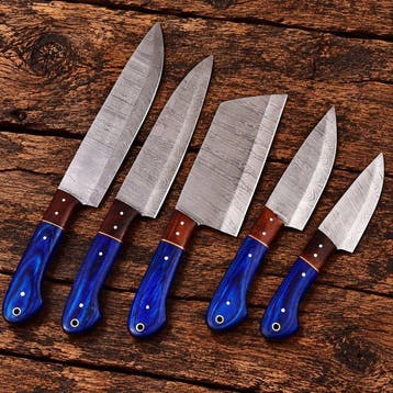 X - Keukenmes - Kitchen knife set - koksmes - Palissander,