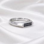 Sans prix de réserve - Bague Plaqué or Saphir - Diamant -