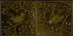 Jugendstil Tegel (2) - Vogels - Minton China works - Art