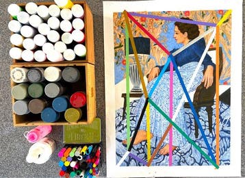 Jean Le Gall (1969) - 100% Hand Painted-Salomé