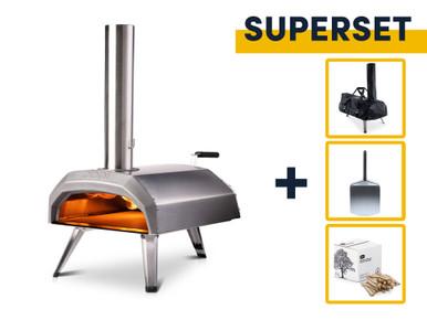 Ooni SUPERSET Karu 12 hout of houtskool gestookte pizzaoven, Jardin & Terrasse, Fours à pizza, Envoi