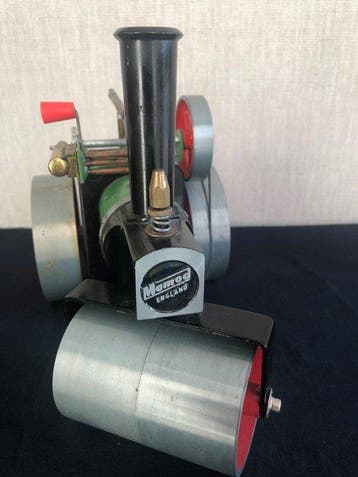 Moteur à vapeur - Mamot England - acier/laiton/étain -