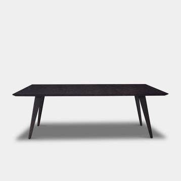 Tafel Rechthoekig Eikenhout  Hout Onderstel  220x100, Nieuw