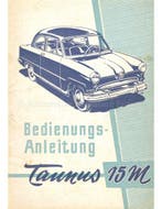 1955 FORD TAUNUS 15M INSTRUCTIEBOEKJE DUITS