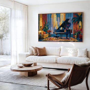 Iconica - Urban Symphony - Unique 1/1 XXL (100x150 cm), Antiek en Kunst