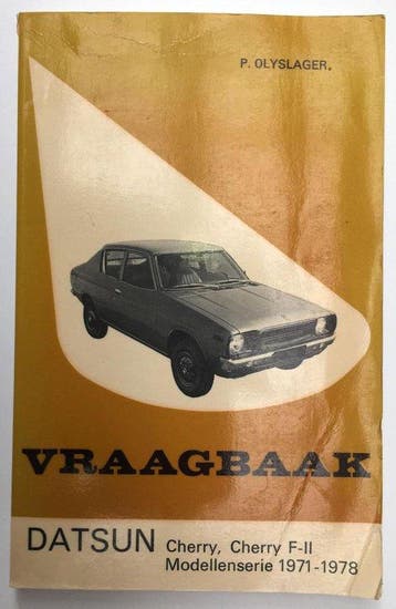 Vraagbaak voor uw Datsun - Olyslager, Verzenden, Nieuw