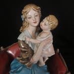 Kings Capodimonte - Beeldje - Moeder en kind - Biscuit