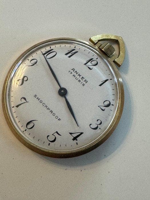 Anker - pocket watch - 1950-1959, Handtassen en Accessoires, Horloges | Heren
