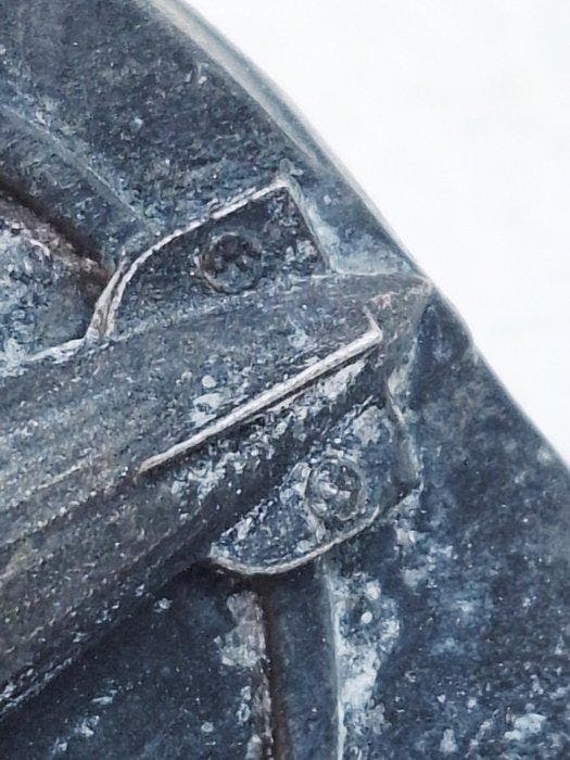 Horlogestandaard - Zeppelin De Hindenburg, Antiek en Kunst, Antiek | Wandborden en Tegels