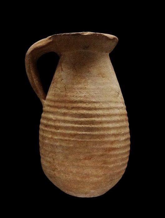 Oud-Romeins Grote Romeinse kruik - 3e/4e eeuw na Christus, Antiek en Kunst, Antiek | Overige Antiek